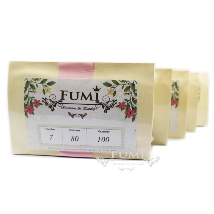 fumi-การ์ดแต่งงาน-การ์ดเปล่า-หน้าเดียวพร้อมซอง-4x6-นิ้ว-500-ชุด