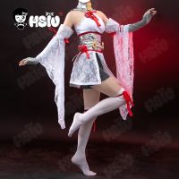 Naraka Bladepoint Cosplay Costume Tsuchimikado Kurumi Cosplay White Stockings Uniform Costume HSIU Otaku Kaori Sexy Dress