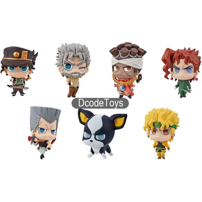 Bandai Gashapon ตุ๊กตาฟิกเกอร์ Jojos Bizarre Adventure : Stardust Crusaders Jojo Jotaro - Q ของเล่นสําหรับเด็ก