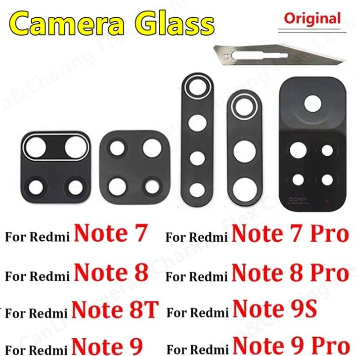 2ชิ้น/ล็อตของแท้ใหม่สำหรับกระจกกล้องมืออาชีพ Reami Note 10พร้อม Redmi Note กาวกระจกกล้อง11 6 7 8T 9S 9T 9T 9 10 Pro Max
