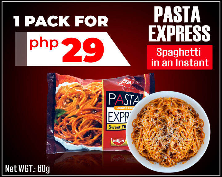 Pasta Express Instant Spaghetti 60g Promo 1 Pack Lazada PH