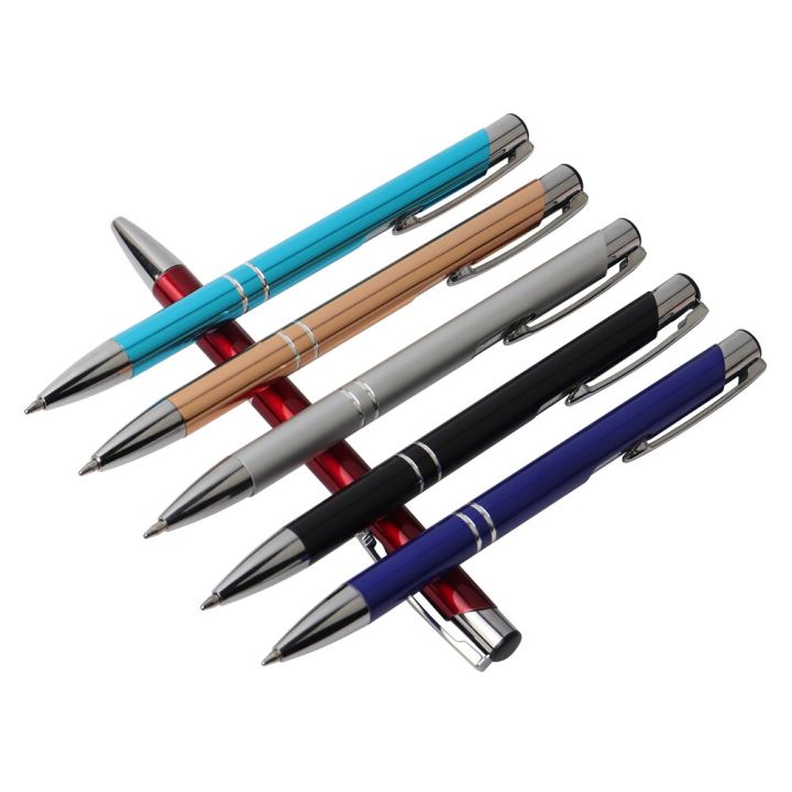 6pcs-office-metal-ballpoint-pen-6-colors-0-7mm-ball-pen-set-for-school-office-supplies-stationery-press-ballpoint-pens-pens
