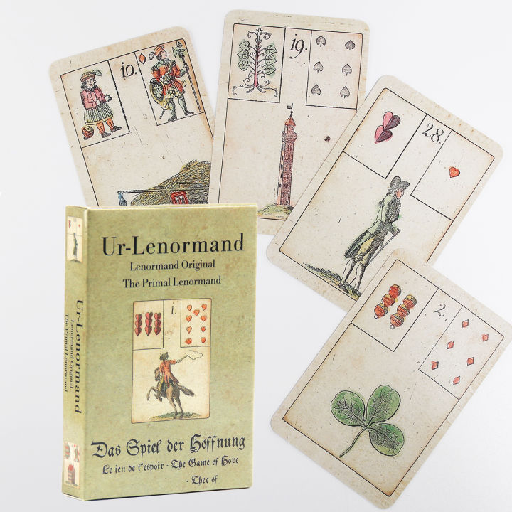 ur-lenormand-original-primal-lenormand-tarot-cards-full-english-for-guidance-divination-fate-tarot-deck-board-games-friend-party