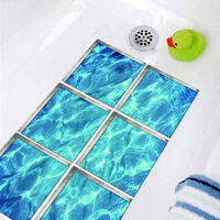 2021Anti Slip 3D Bathtub Stickers Waterproof Self-adhesive Tub Decals Ocean Bath Mats Bathroom For Kids Bath Mats Bathroom Decor