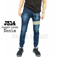 JOGGER PANTS ขาจั้มยีนส์ผ้ายืด ทรงสลิมเข้ารูป ฟอกสนิม SIZE26-36