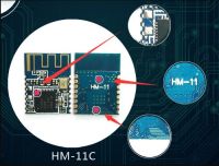 พอร์ตบลูทูธไร้สาย HM-11 CC2541โมดูลด้านล่างโมดูล BLE4.0ขนาดเล็กแบบอนุกรมขนาดพลังงานไฟฟ้า