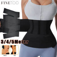 FINETOO เอวผ้าพันแผลตัด T Rimmer เข็มขัดเอวเทรนเนอร์ Body S Hapewear ท้องห่อผู้หญิงหน้าท้องแบนลดน้ำหนักกำไรหลังคลอดเปลือกเข็มขัด