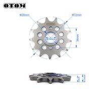 OTOM เฟืองมอเตอร์ไซค์520ตัน,เฟืองด้านหน้า13T น้ำหนักเบาหลอมสำหรับ ZONGSHEN เครื่องยนต์ CB250D-G CB250-F MOTOLAND AVANTIS ENDURO LLL3732 Chains