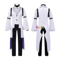 Sigma Cosplay Anime Bungou Stray Dogs 4Th Costume Sigma Trench Uniform Suit Halloween Christmas Party Outfit For Men Women