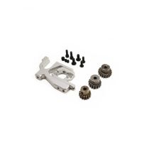 wltoys 144010 124017 124016 rc car 2845 adjustable motor mount with 15T 17T 19T pinion gears upgrade parts accessories