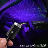 [ANYA Auto Parts] Led หลังคารถ Star Night Light เครื่องฉาย Usb ภายใน Starry Laser หลายแสงบรรยากาศโดยรอบไฟ Auto Galaxy Lamp