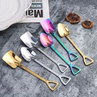 1/3/5/10PCS Shovel Spoons TeaSpoons Dessert Tableware Cutlery Set