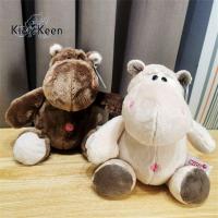 HOTOMI ตุ๊กตาสัตว์ฮิปโป Boneka Mainan สัตว์ป่าตุ๊กตาผ้ากำมะหยี่ฮิปโปโปเตมัสของเล่นตุ๊กตาผ้าของเล่นเด็ก25/35ซม. เด็กชายและเด็กหญิง