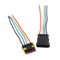 1Pair male female 1/2/3/4/5/6 Pin Female Male Waterproof Electrical Wire Cable Automotive Connector Car Plug