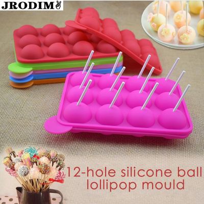 Round Lollipop Silicone Mold Holes Lollipop Silicone Mold - Silicone Molds 12 Round - Aliexpress
