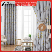 Ready Stock Countryside Blackout Curtain for Living Room Room Darkening