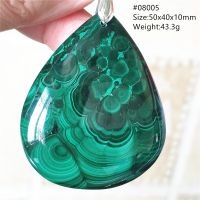 Natural Green Malachite Chrysocolla Pendant Jewelry Water Drop Malachite Necklace Gemstone Women Men AAAAA