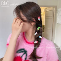 DKC Jewelry Popsicle Ice Cream Creative Clip Hairpin INS Fashion Cute Sweet Personality Ice Cream Hairpin for Women