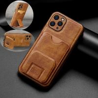 Wallet Card Holder Leather Case for iPhone 14 Pro Max 13 12 11 X Xs Max Xr 7 8 Plus SE 2022 Camera Protective Stand Phone Cover