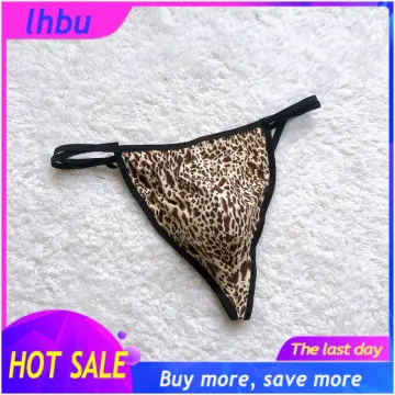 Mens Underwear Clearance Men's Underwear Low Waist Underwear Sexy Leopard  Print Men's Underwear