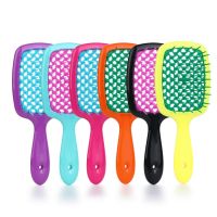 ☋✌№ 1pc Wide Teeth Air Cushion Combs Women Scalp Massage Comb Hair Brush Hollowing Out Home Salon Combs Hairdressing Tool