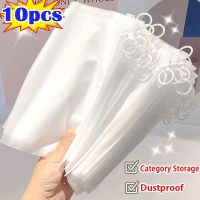 ✾卐✒ A5 10pcs Clear Travel Storage Bag Zipper Punch Portable File School Supplies Holder Cosmetic Organizer Pocket Bags Category Desk