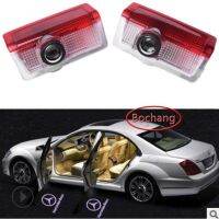 Bochang 2ชิ้นสำหรับ Mercedes Benz W210 W211 W212 W246 W205 Led W17มล. หลอดไฟฉายโลโก้สัญลักษณ์ไฟฉายเลเซอร์โลโก้ติดประตูรถ