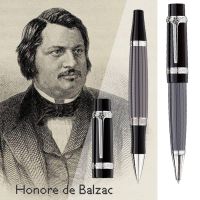 Luxury MB Roller Ballpoint Pen Honore De Balzac Office School Stationery With Autograph On The Pen-cap Pens