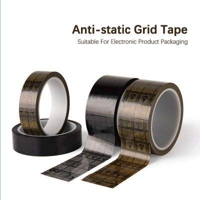 1 Roll Yellow Grid Anti-Static Tape ESD Tape Anti Static Tape For Circuit Board Laptop Computer Phone 36 Meters Electrical Tape