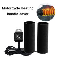 12V Motorcycle Electric Heated Grips Pads Heat Resistant Tape Heat Resistant Cover Heating Handle Kit Motorbike Handlebar Heated