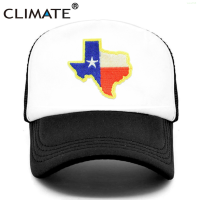 Summer New CLIMATE Texas Trucker Cap State of Texas Cap Flag of Texas Map Mesh Cool Hat Cap Cool Mesh Cap Adult Versatile hat