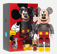 (ของแท้) Bearbrick Mickey Mouse 3 eyed 400%+100% X CLOT X 3125C X Disney แบร์บริค Medicom Toy ของใหม่ มือ 1