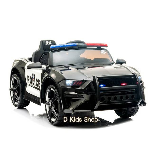 รถแบตเตอรี่เด็กนั่ง-รถแบตเตอรี่เด็กทรงpolice-คันใหญ่2มอเตอร์-รถตำรวจ-สุดเท่
