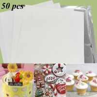 Household A4 50pcs Edible Glutinous Rice Paper Wafer Paper Creative Cake Baking Decor Accessory For Cake Lollipop Food Printing