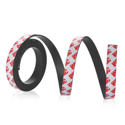 50CM/LOT self Adhesive Flexible Magnetic Strip 3M Rubber Magnet Tape width 10 /20/30/40/50mm thickness 1.5mm