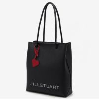 JILLSTUART ACC leather lettering heart charm shoulder bag JABA0E761BK