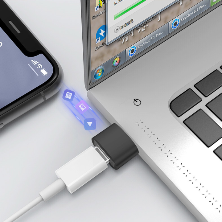 otg-อะแดปเตอร์แปลง-type-c-to-usb-adapter-usb-c-male-type-c-to-usb-adapter-2-0-a-female-data-ขนาดเล็กพกพาง่ายสะดวกสบาย