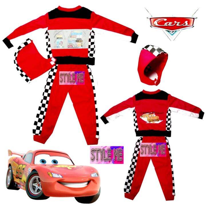 Cars Lightning Mcqueen Costume for Cosplay Roleplay Birthday Party or