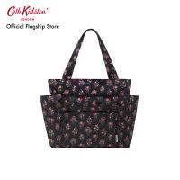 Recycled Rose Large WFH Tote Kingdom Posey Black กระเป๋า กระเป๋าสะพาย กระเป๋าสะพายไหล่ กระเป๋าถือ กระเป๋าสีดำ กระเป๋าแคทคิดสตัน