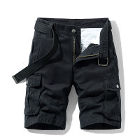 Pure Cotton Summer Mens Cargo Shorts Boys Casual Pocket Streetwear Plus Size Male Long Bermuda Z136