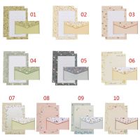 Creative Beautiful Letter Paper Envelope Floral Cute Cartoon Set Letterhead Small Fresh Gifts