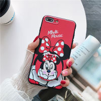 สำหรับ Itel A36 A56 P36 P36 Pro Visionl Plus การ์ตูน Mickey Minnie กระจกนุ่มซิลิโคนโทรศัพท์ฝาครอบโทรศัพท์กรณี