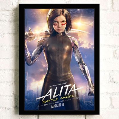 ภาพยนตร์และทีวี Alita: Battle Angel ตกแต่งศิลปะบนผนังโปสเตอร์การพิมพ์ผ้าใบตกแต่งบ้านห้องนั่งเล่น0720-A2โปสเตอร์ภาพวาด (1ชิ้น)