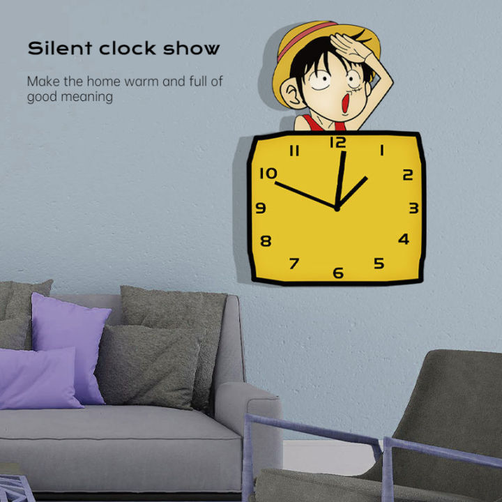 mz-นาฬิกาติดผนังทำจากไม้-นาฬิกาติดผนังสไตล์ญี่ปุ่นแบบเรียบง่ายทันสมัยและน่ารักสำหรับใช้ในครัวเรือน