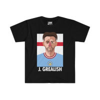 PSM เสื้อยืดลายนักฟุตบอล Jack Grealish