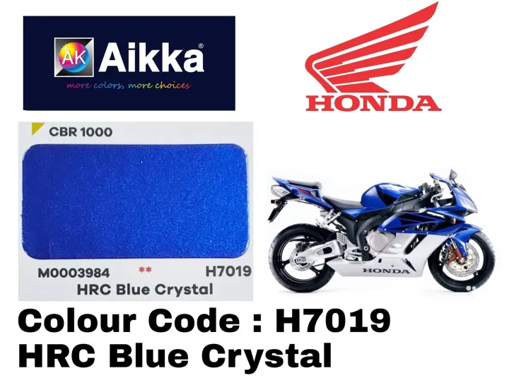 Honda motor paint Model CBR1000 of Aikka H7019 HRC BLUE CRYSTAL with