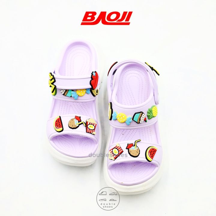 ลิขสิทธิ์แท้-baoji-clog-jibbitz-รองเท้าแตะ-แบบสวม-ผู้หญิง-พื้นหนา-เสริมโฟม-bo37-117