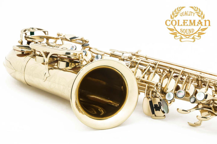 แซกโซโฟน-saxophone-alto-coleman-cl-331a-clear-lacquered