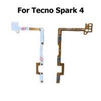 ปุ่มเปิดปิดใหม่ Flex Cable ปิดเสียงสวิตช์ระดับเสียงสําหรับชิ้นส่วนริบบิ้น Tecno Spark 4