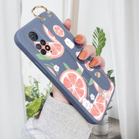 เคสโทรศัพท์พร้อมสำหรับ Xiaomi Redmi Note 12 Pro 4G Redmi K60 5G Xiaomi Poco F5 Pro 5G Redmi Note 12 Turbo 5G XiaomiPoco F5 5G (พร้อมสายรัดข้อมือ) เคสโทรศัพท์กันกระแทกมีกล้องคลุมทั้งหมดปลอกซิลิโคนของเหลวทรงสี่เหลี่ยมลายกระต่าย